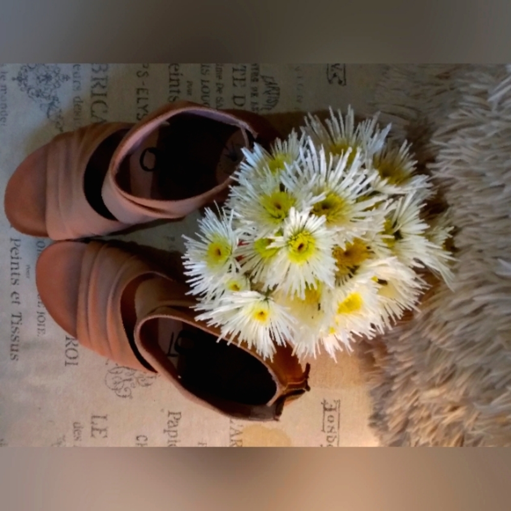 OTBT Patchouli Open Toe Leather Bootie Sandle